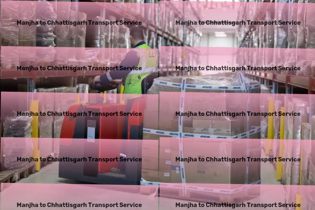 Manjha to Chhattisgarh Packers And Movers Cargo services