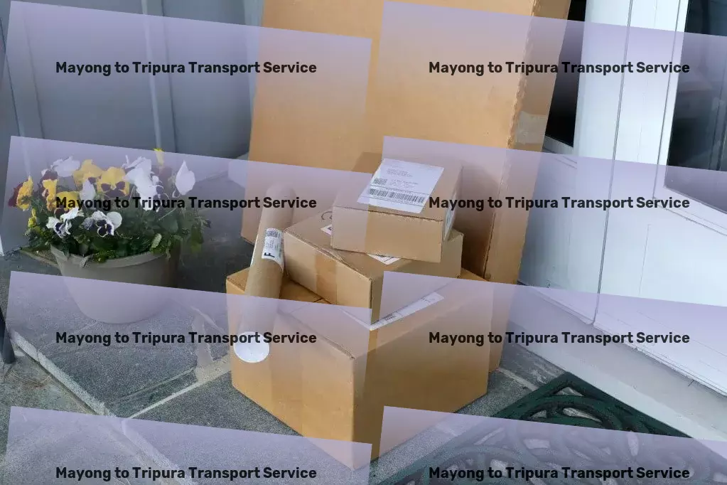 Mayong to Tripura Luggage Courier Multi-city goods shipment